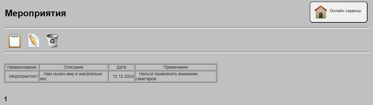 Основной вывод введенных мероприятий, с введеным мероприятий